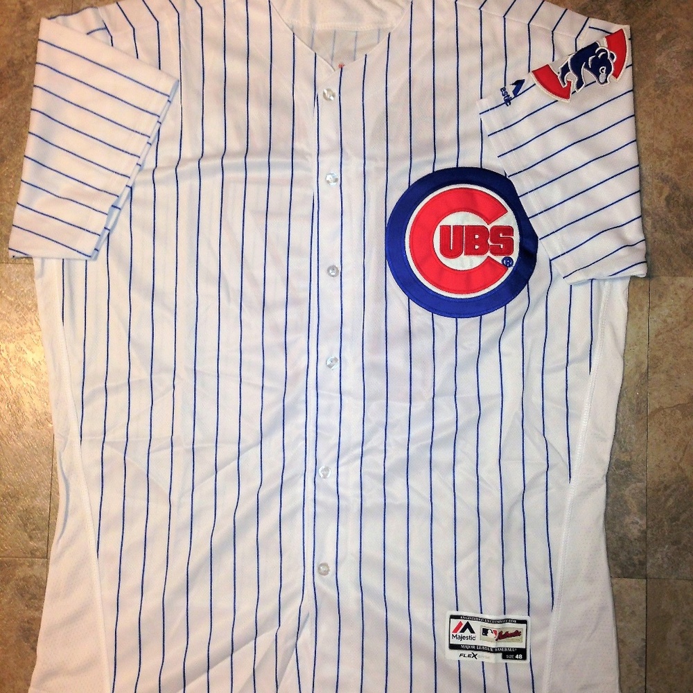 Mens Cubs Kris Bryant Gray Flex Base Jersey